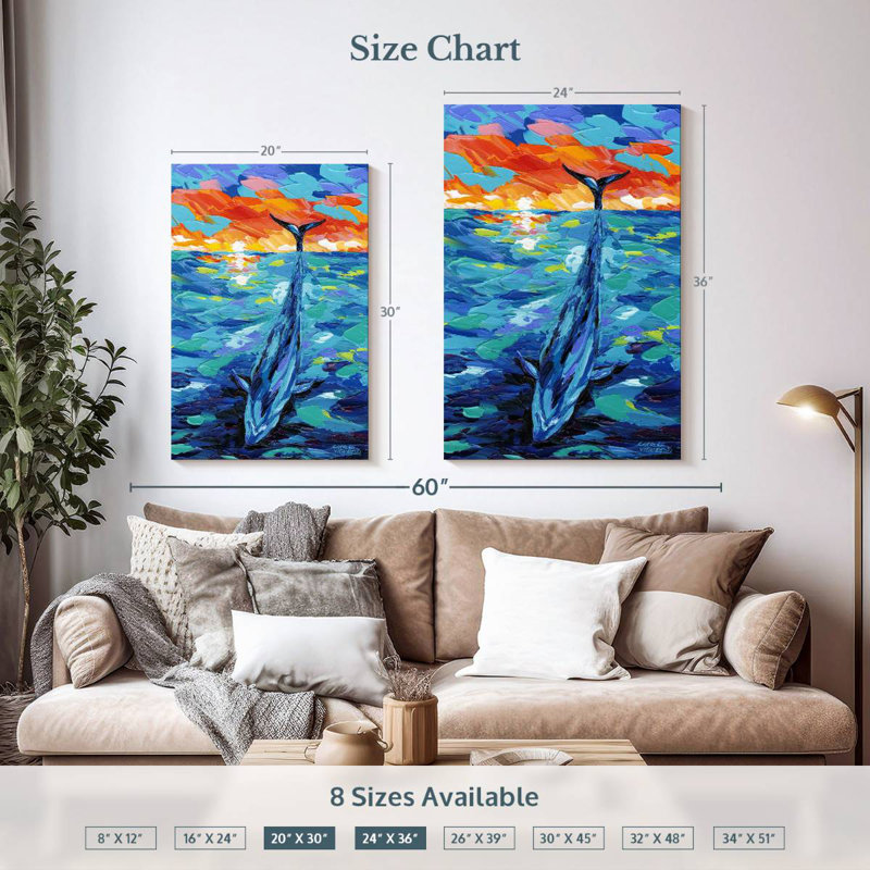 Brampt Ocean Friends II, 36" H x 24" W
