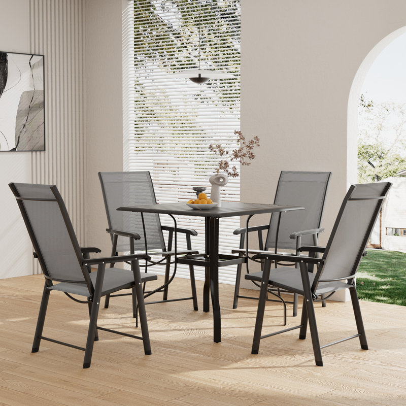 4 - Person Patio Dining Set with Square Table