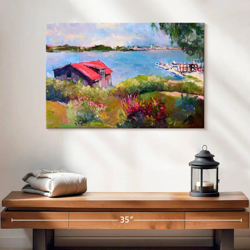 Lilie Reservoir, 16" H x 24" W