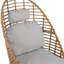 Chaise longue pivotante en osier Ellis