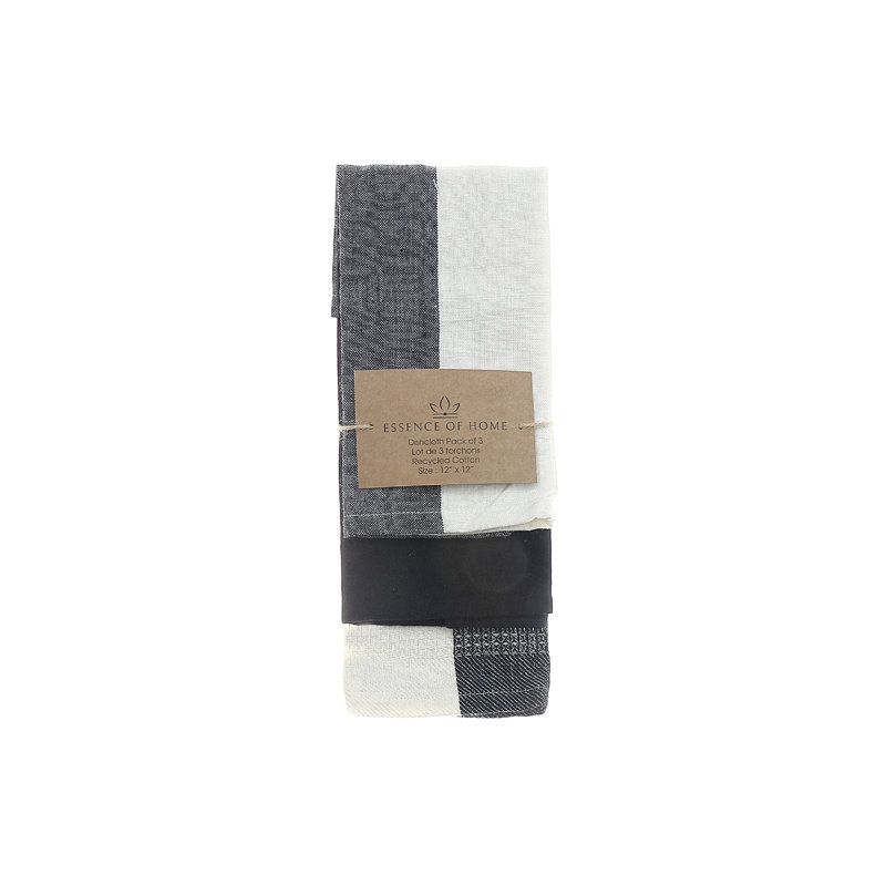 Cotton Kitchen Towels Kitchen Towel, Black