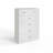 Brendle 6 Drawer Chest Of Drawers: 70cm Wide - High Gloss Front with Chrome Handles, Scratch Resistant.-39703016