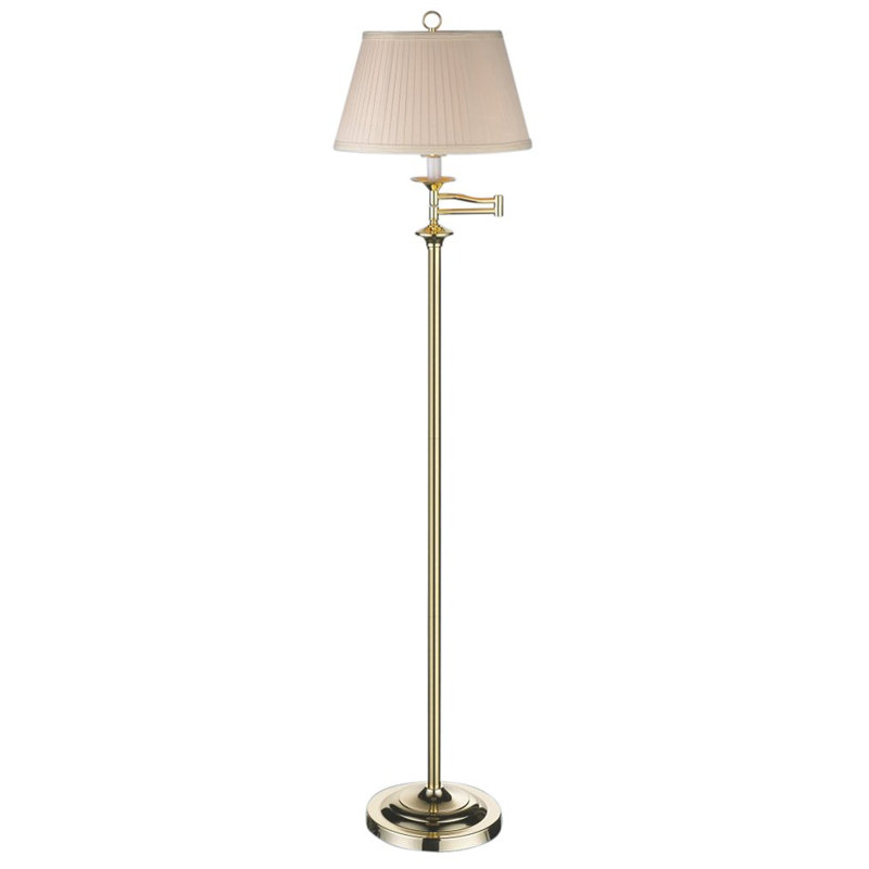 Wynter 155cm Polished Brass Traditional Floor Lamp