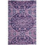 Tapis géométrique en laine / viscose touffeté à la main Kouerga-709728848