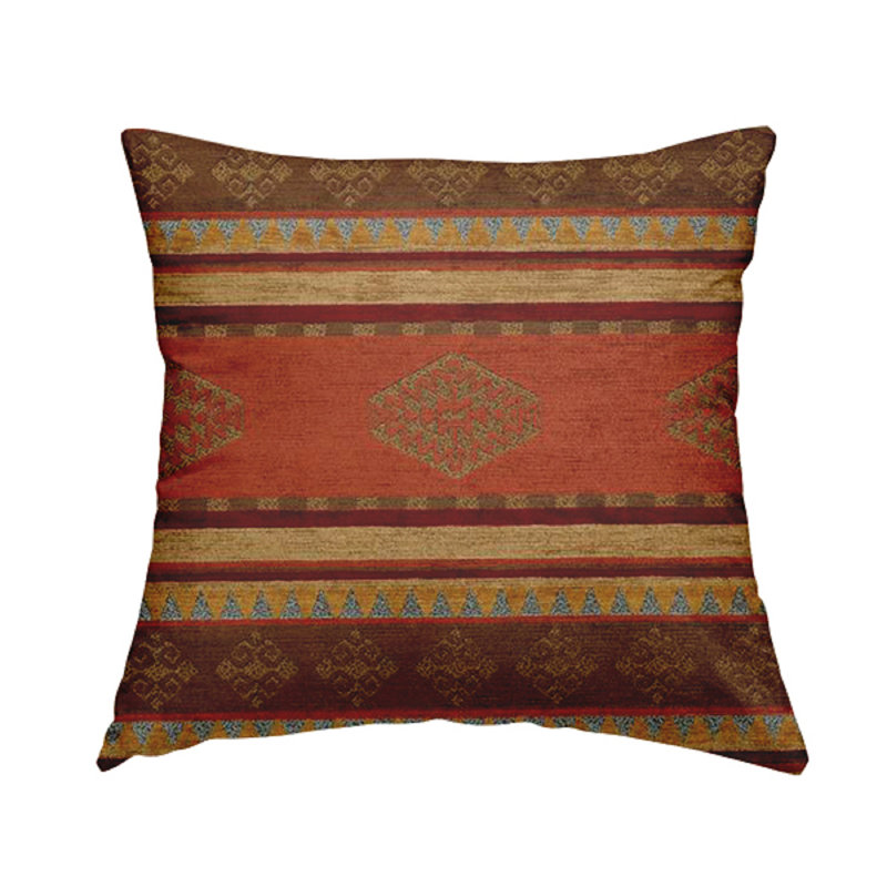 Bohannan Striped Square Cushion, 55cm H x 55cm W x 5cm D
