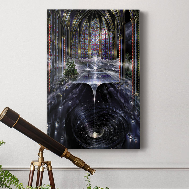 Genèse I - impression sur toile tendue, H 18 po x l 12 po x P 1 po