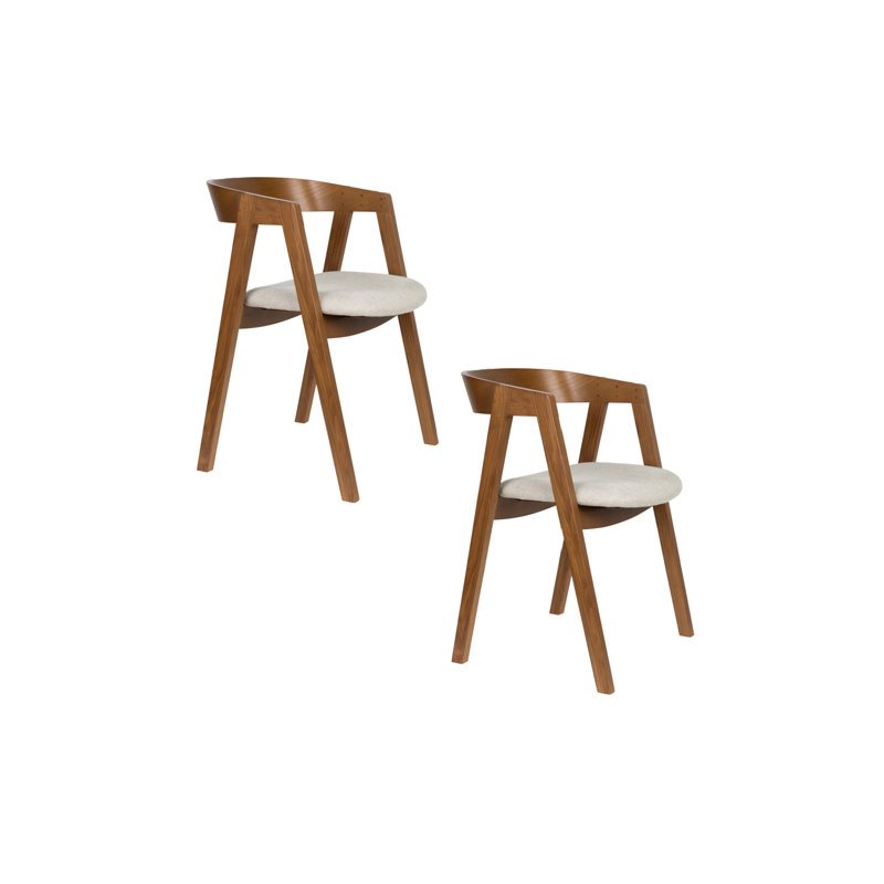 Dining Chair Upholstered Arm Chair, Brown