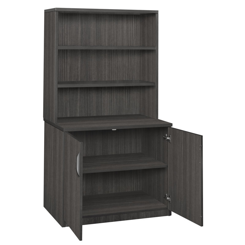 Legacy Storage Cabinet with Open Hutch