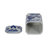 Handcrafted Scenic Ceramic Table Jar with Lid for Home Decor - Rectangular Chinoiserie Tall Jar Perfect for Entryway & Console Styling - Blue & White