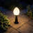 Petal Silhouette Outdoor Pedestal Light