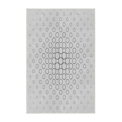 Tapis vert/jaune/rouge à motifs