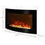 Childers Belfry Heating 89.2cm W Black Electric Fireplace
