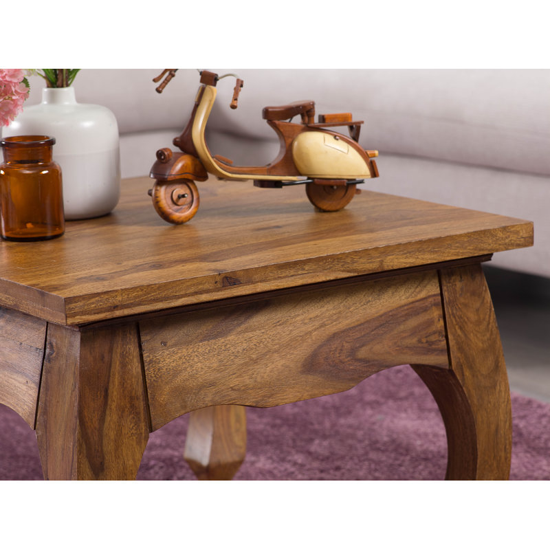 Lowall Solid Wood Four Leg Coffee Table