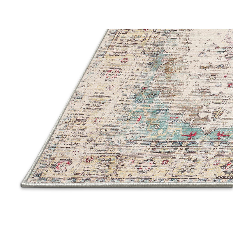 Tapis beige contemporain, Rectangle 5 pi x 7 pi