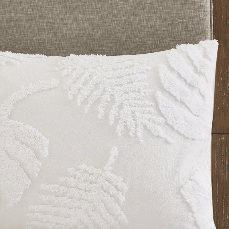 Literie en chenille de coton tropical pour chambre à coucher confortable, double / grand 3 pièces avec imprimé maison