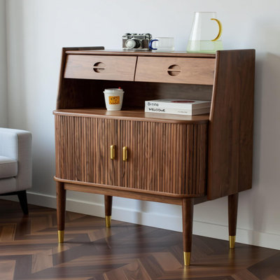 Retro household solid wood storage sideboard