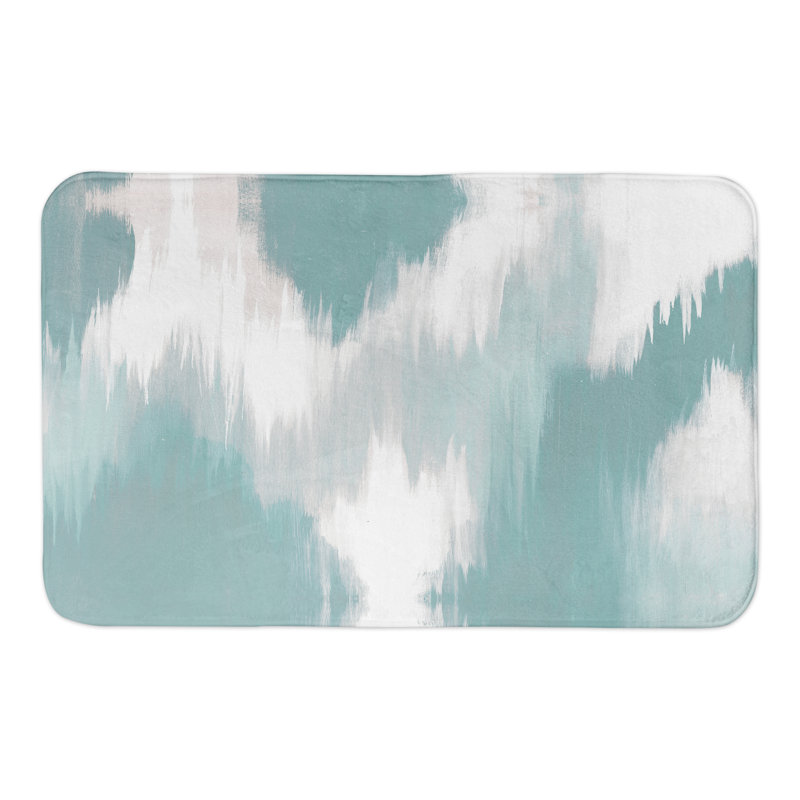 Tapis de bain Alerte, Bleu