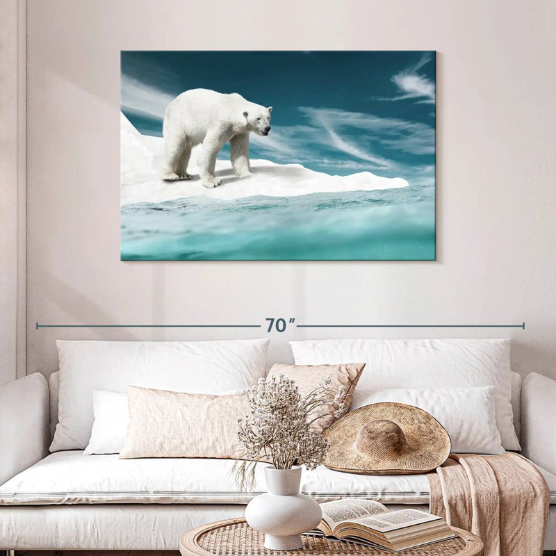 Brampt Ice Bear, 30" H x 45" W
