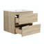 Ensemble de meuble-lavabo simple 24 po avec plateau en bois manufacturé Polloro-716980174-716980169