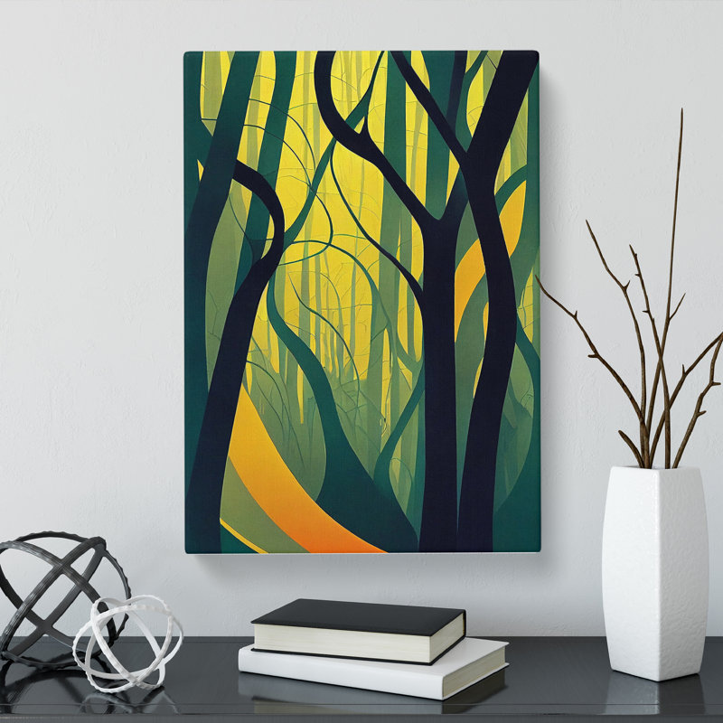 Forest Digital - Wrapped Canvas, 60cm H x 40cm W x 3cm D