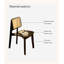 Chaise de salle à manger en rotin-1011646659
