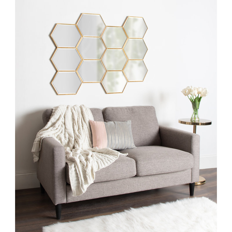 Miroir d'appoint Ganya, Or