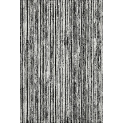 Premium Machine Washable Prisco Black Rug