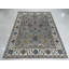 Tapis gris traditionnel en laine noué à la main 8 x 10