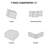 7 Piece Charmeuse Comforter - Taupe King Embroidery Pillow