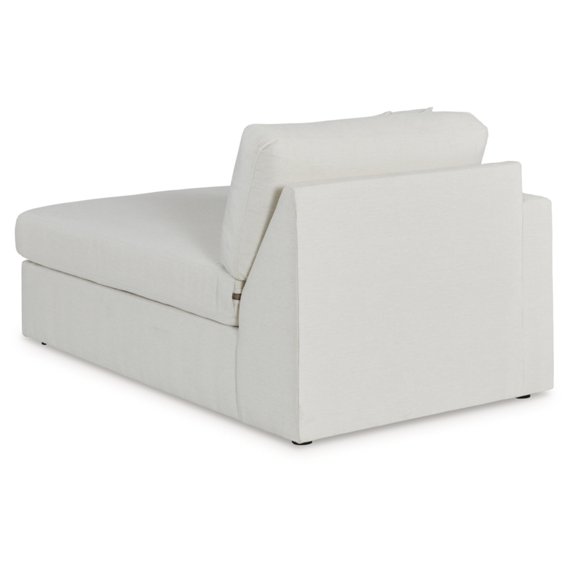 Bulwell 4-Piece Double Chaise Sectional, Beige Polyester