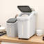 Ensemble de 2 contenants pour aliments (11,4 et 5,8 gallons) avec roulettes, tasse à mesurer et fenêtre de visualisation