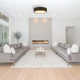 Murphie Single Light Polyester LED Flush Mount