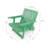 Amalfi Folding HDPE Outdoor Adirondack Chair-1790042044
