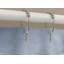  Translucent Flowers Shower Curtain