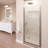 Infinity 33'' - 34'' W x 65.56'' H Semi-Frameless Shower Door with Clear Glass-16968617-17243273