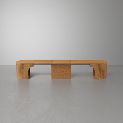 Cedarra Extendable Solid Wood Bench