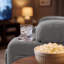 Fauteuil de massage inclinable avec fonction pivotante et berçante-1351929048