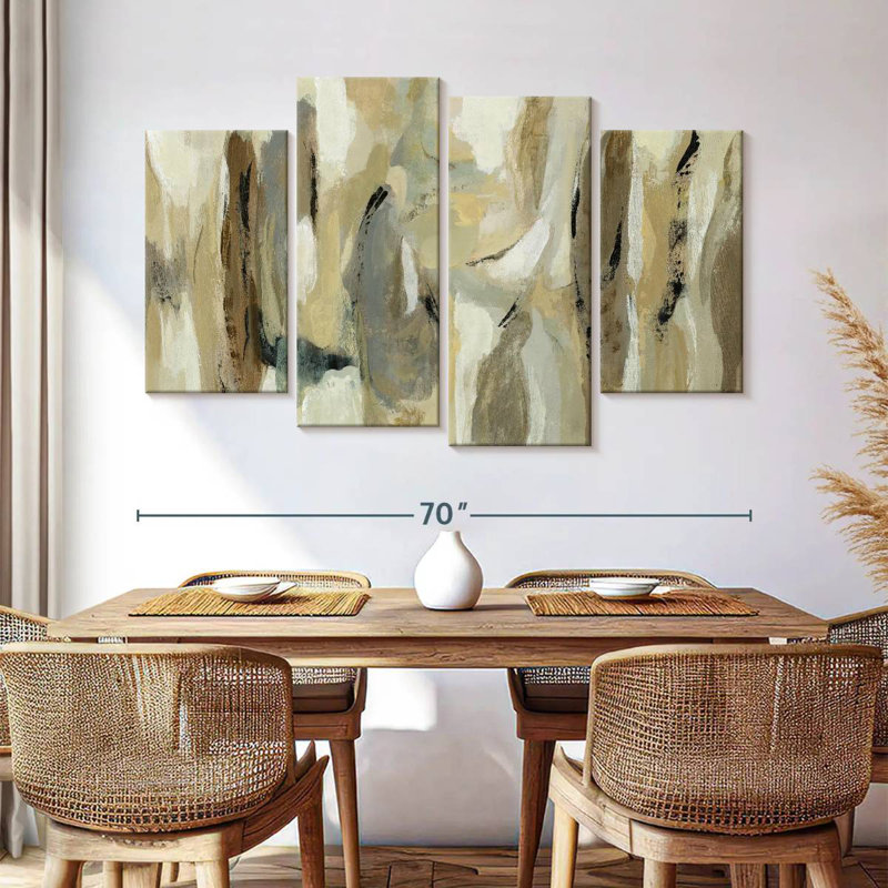 Fluidity Neutral, 42" H x 68" W