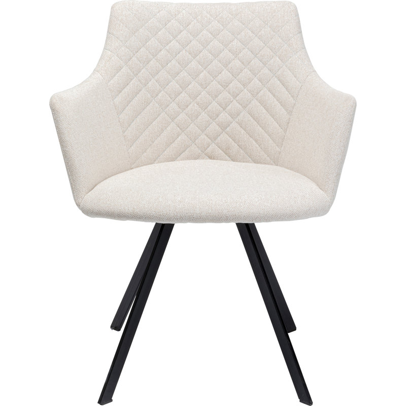 Coco Upholstered Dining Chair, Cream
