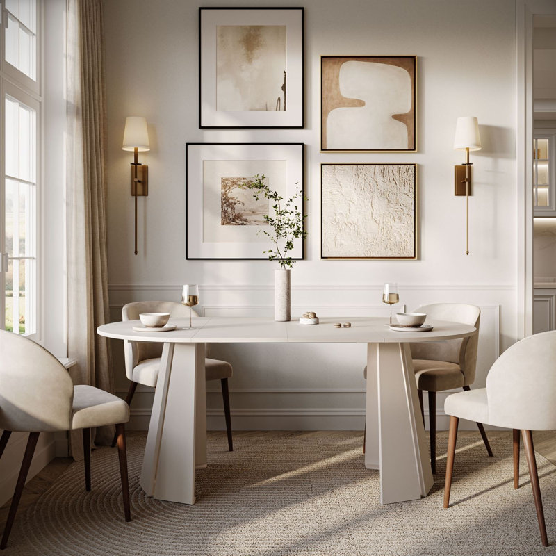 180 cm Extendable Dining Table, Cashmere