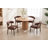 Modern Upholstered Side Dining Chairs With Curved Backrest, With Solid Wood Frame, For Dining Room/Living Room-963464383-963464376