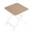 Arold 4Pcs Warm Grey Stackable Pp Armchair With Indoor/Outdoor Multi - Functional Table, Metal Legs  White, Khaki , All Weather, , , Non Slip, Ergonomic Design, Zero Maintenance, No Assembly, Slatted Back,-121505338