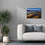 Toile épique Graffiti «Morning On Popham Beach» par Rick Berk, 18 po x 12 po-109177997