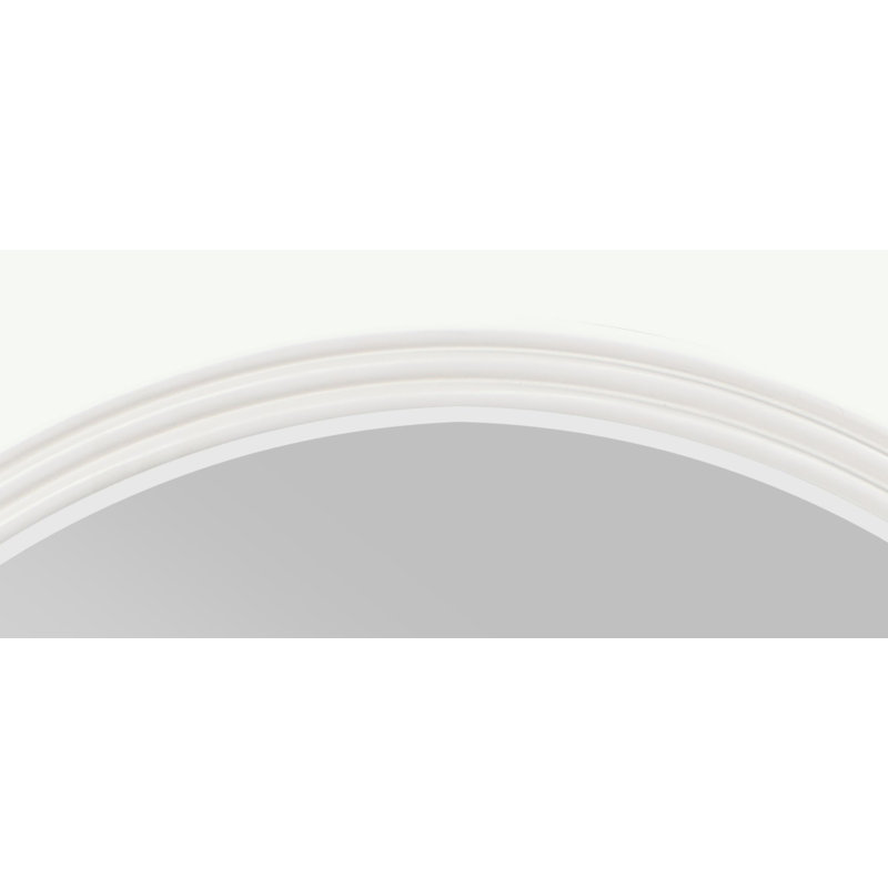 Carena Gray Round Mirror
