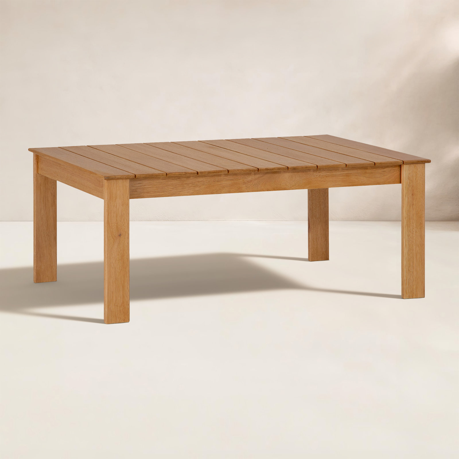Lanie 39" Eucalyptus Outdoor Coffee Table