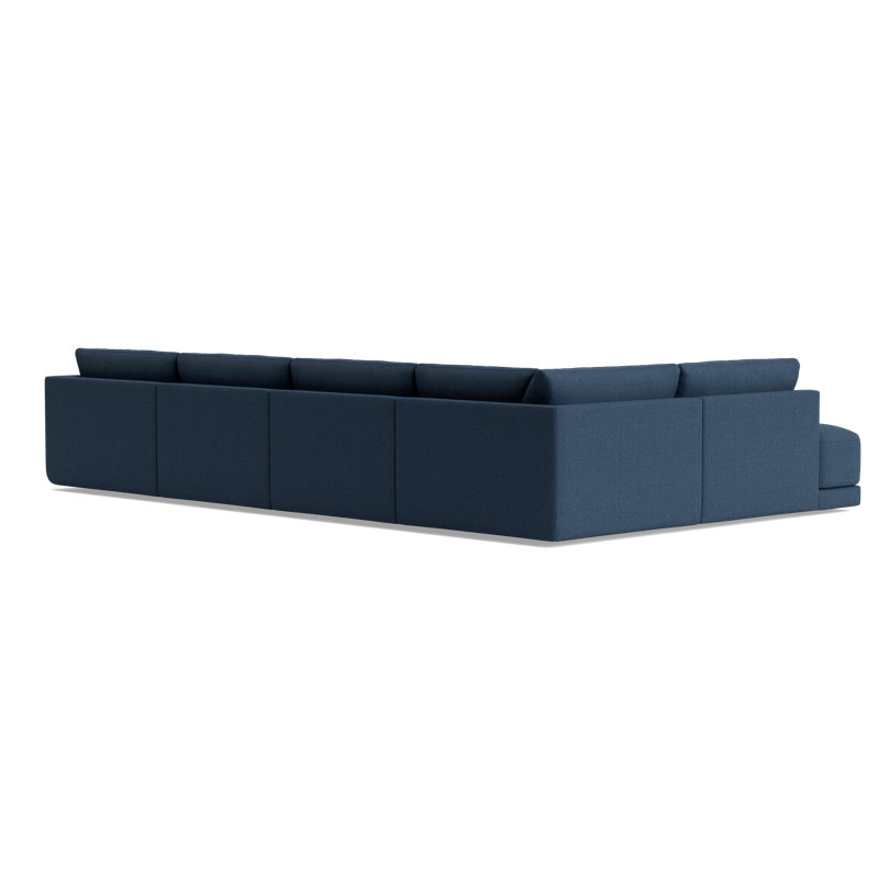 Eva Modular Sectional, Left Hand Facing, Performance Weave - Navy
