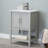 Petersburgh 24'' Single Bathroom Vanity with Ceramic Top-2037487518
