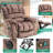 Upholstered Heated Massage Chair-2000275974
