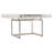 Alesio Metal Base Writing Desk with Power Outlet