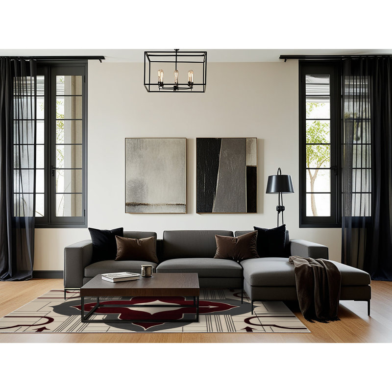 Precision Pulse Rug, Rectangle 2' x 3'